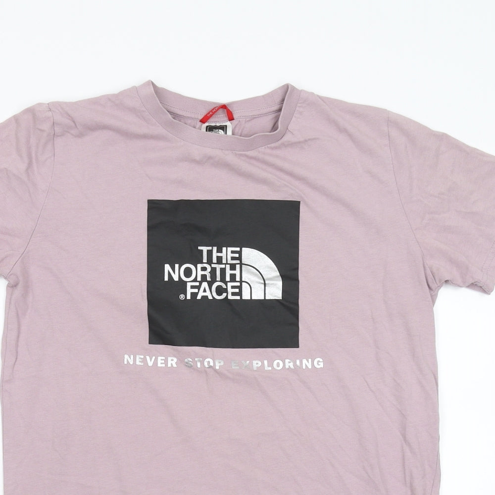The North Face Boys Purple   Basic T-Shirt Size XL
