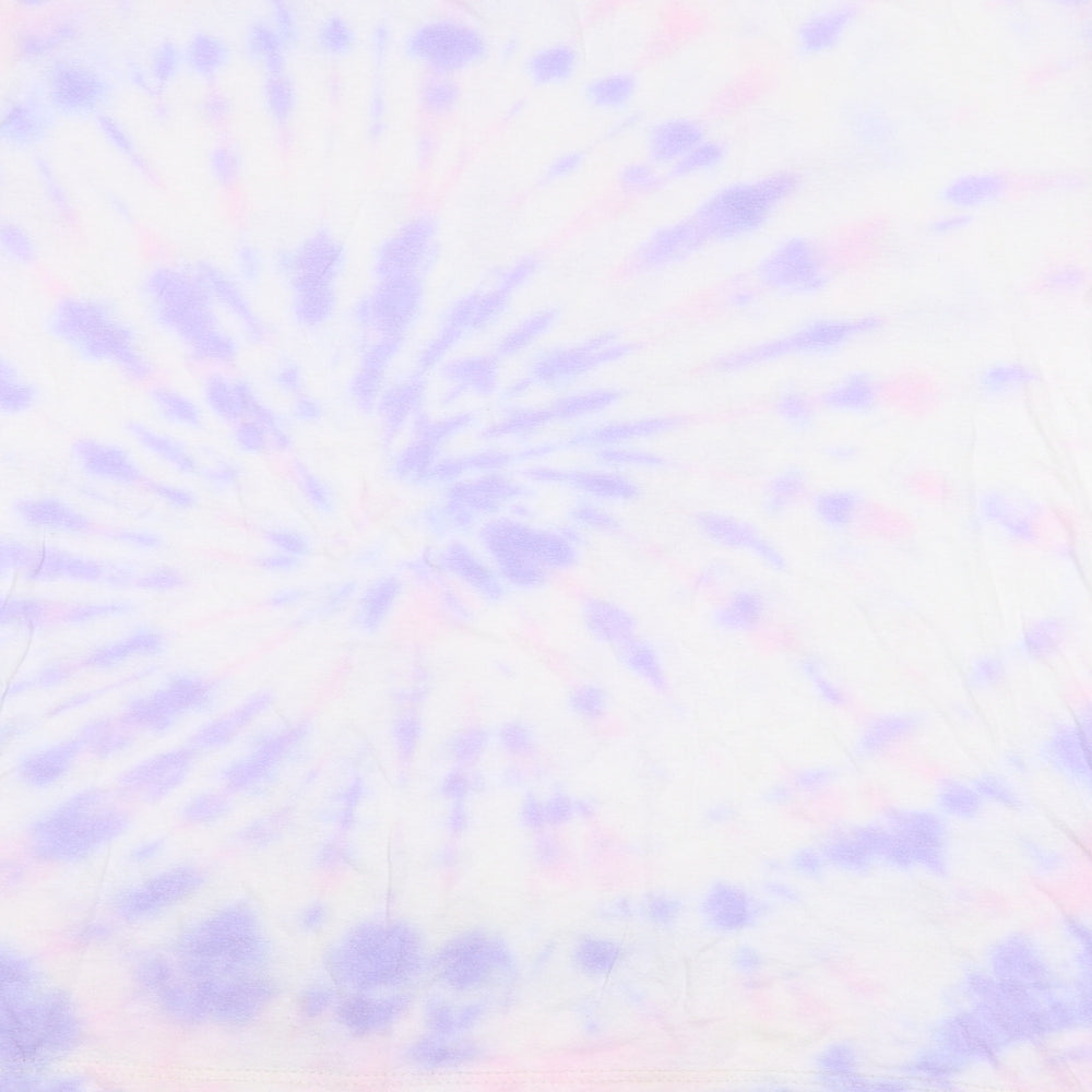 Roly Girls Purple   Basic T-Shirt Size L  - Tie-Dye