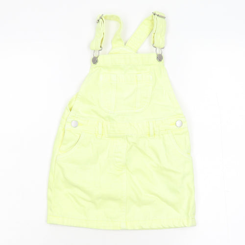 NEXT Girls Yellow   Dungaree One-Piece Size 5 Years