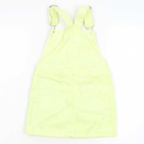 NEXT Girls Yellow   Dungaree One-Piece Size 5 Years