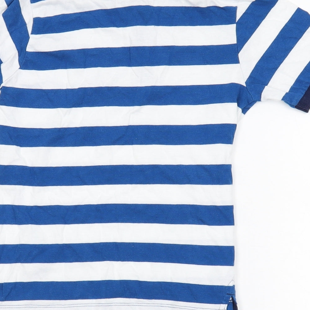 Preworn Boys Multicoloured Striped  Basic Polo Size 6-7 Years