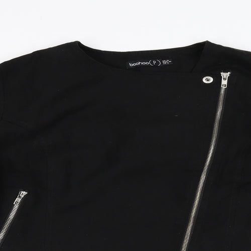 Boohoo Womens Black   Jacket  Size 12