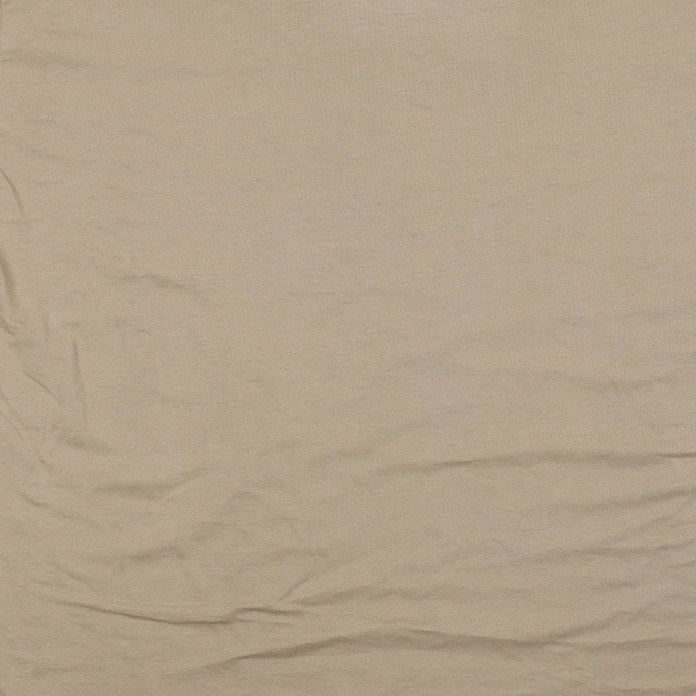 Boohoo MAN Mens Beige    T-Shirt Size 38