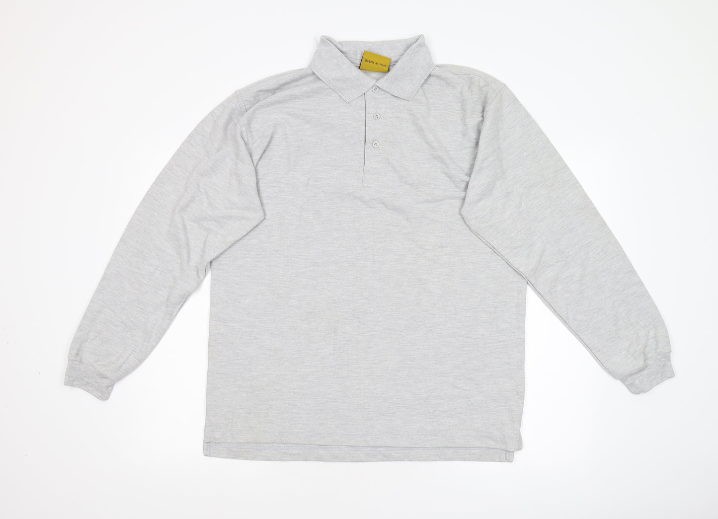 Uneck Mens Grey    Polo Size L