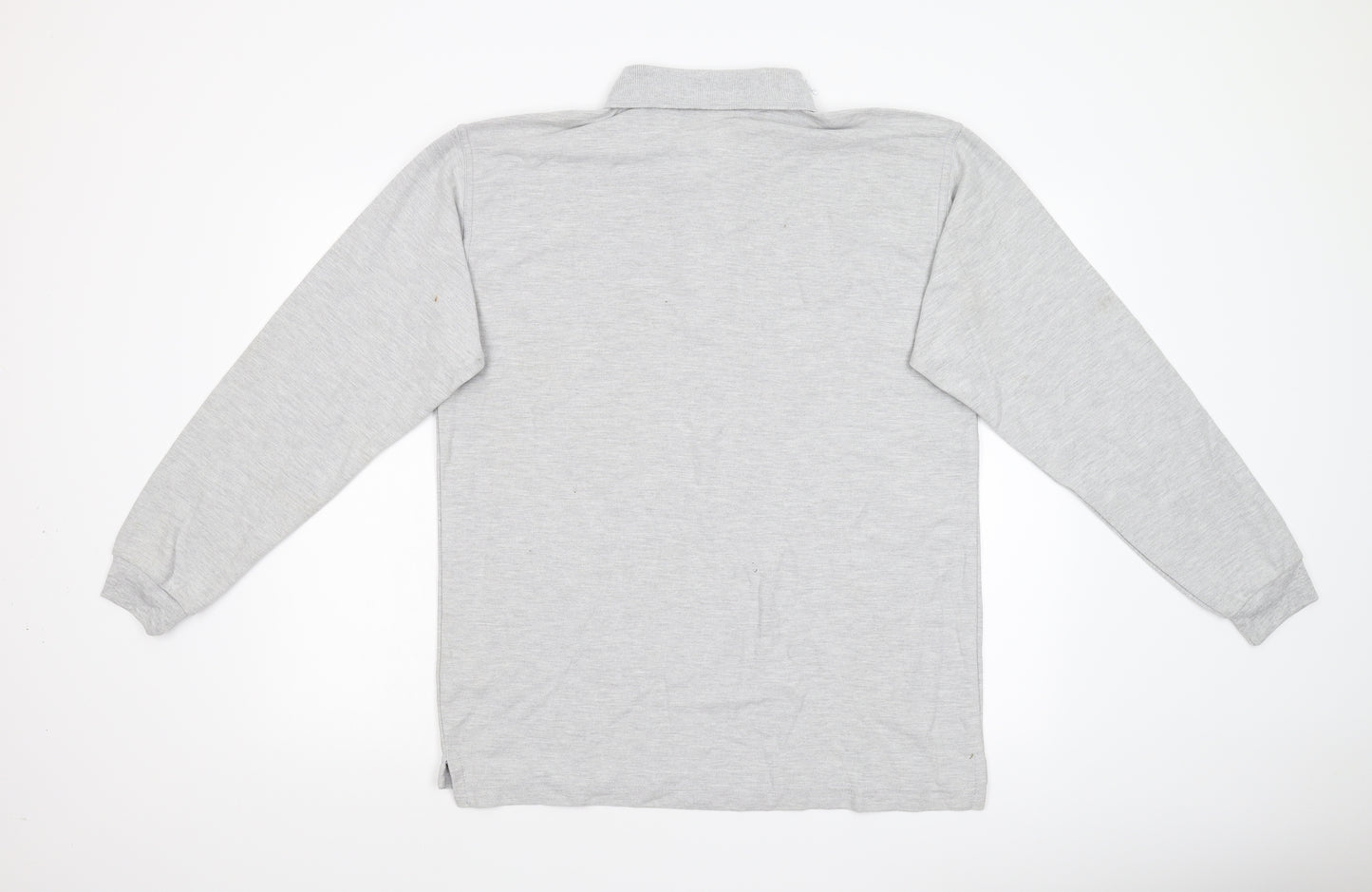 Uneck Mens Grey    Polo Size L