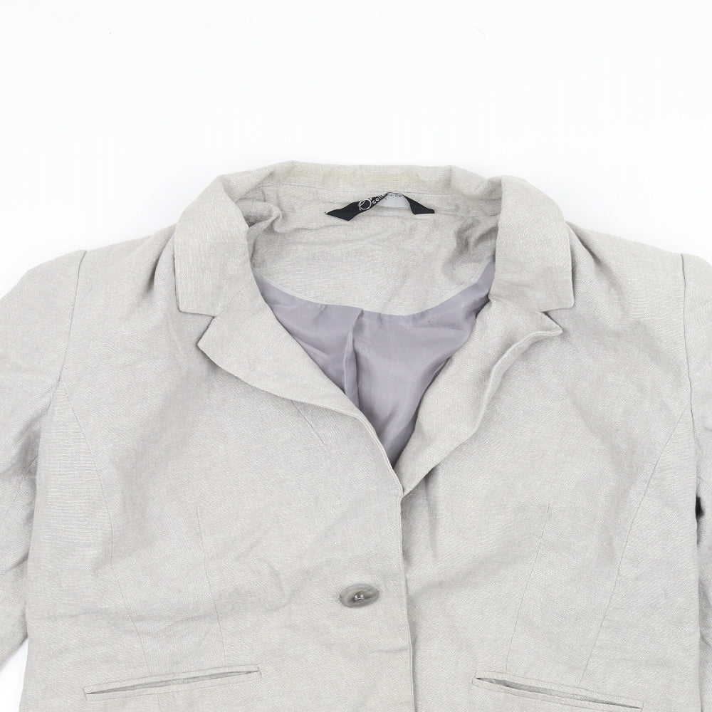 BM Womens Grey   Jacket  Size 12