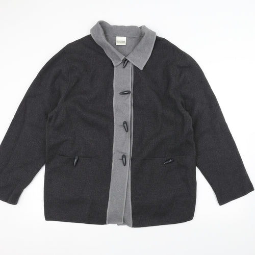 Eastex Womens Black   Jacket Coatigan Size 16