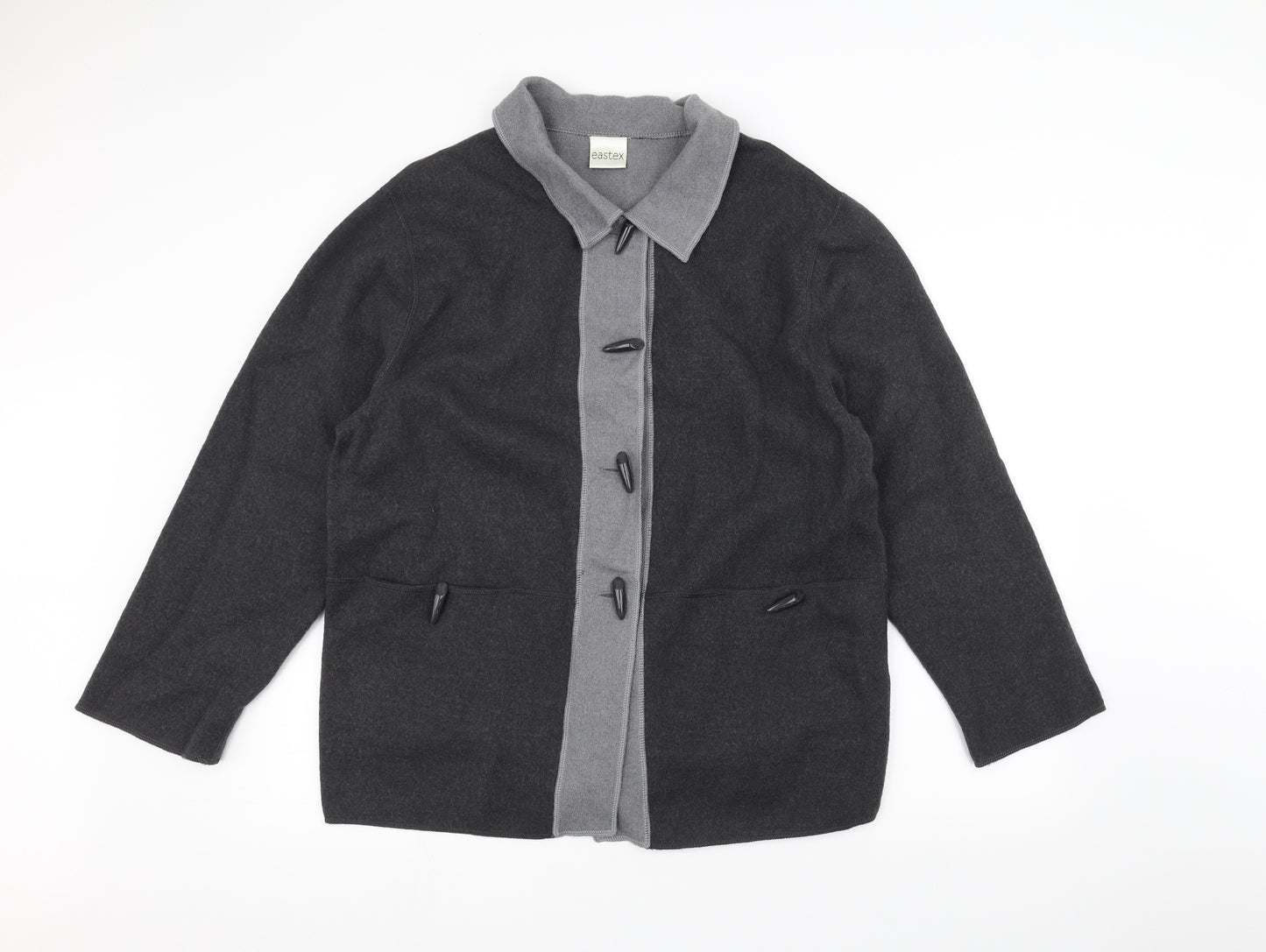 Eastex Womens Black   Jacket Coatigan Size 16