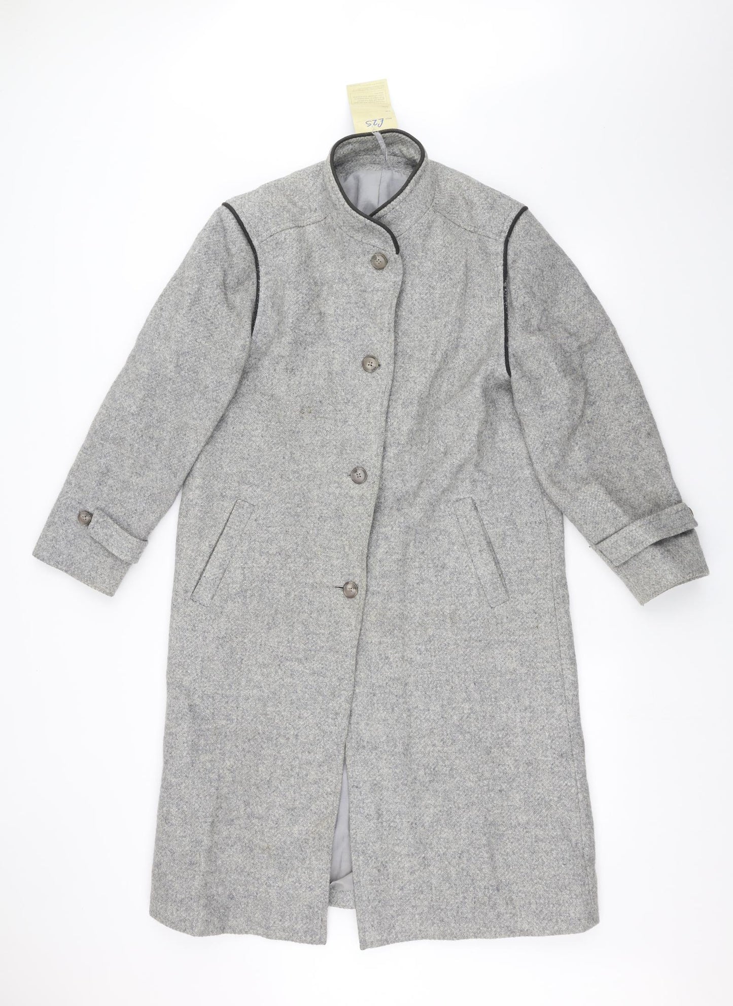 C&A Womens Grey   Overcoat Coat Size 12