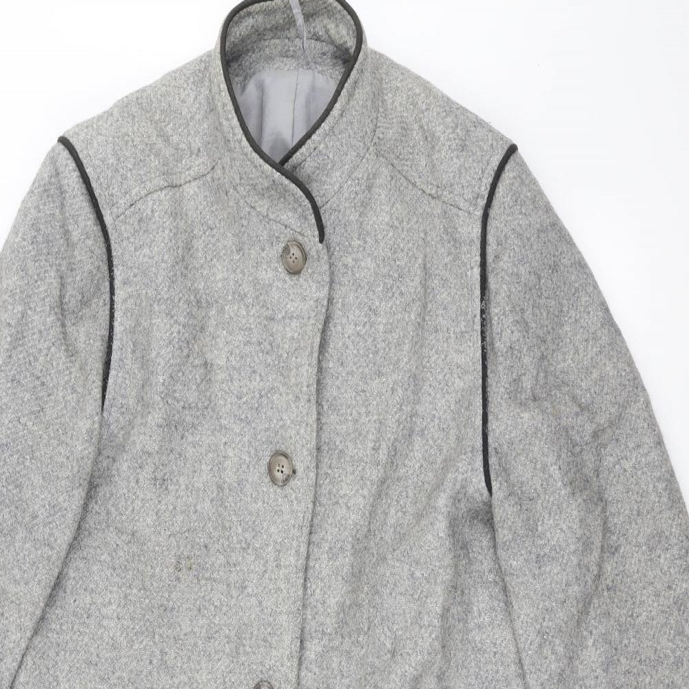 C&A Womens Grey   Overcoat Coat Size 12