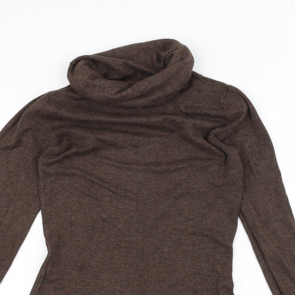 H&M Womens Brown   Basic T-Shirt Size XS