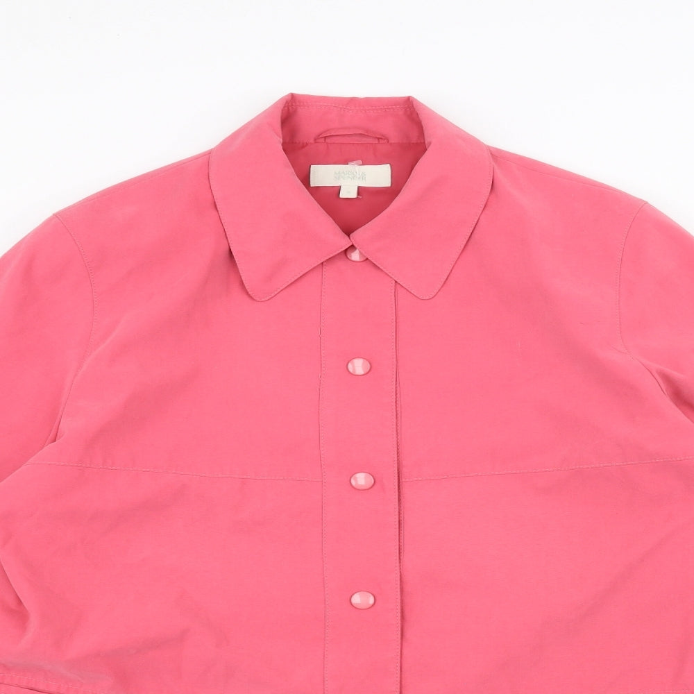 Marks and Spencer Womens Pink   Jacket  Size 16