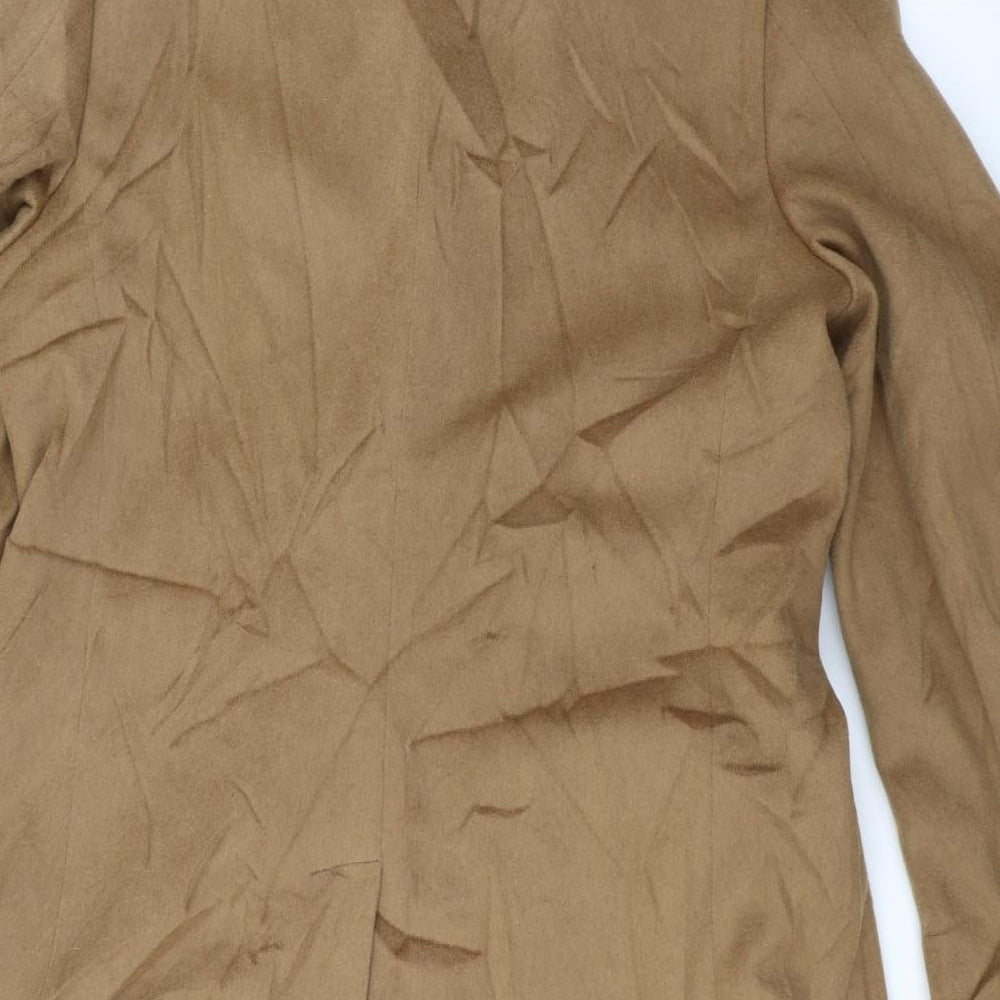 Preworn Mens Brown   Overcoat Coat Size L