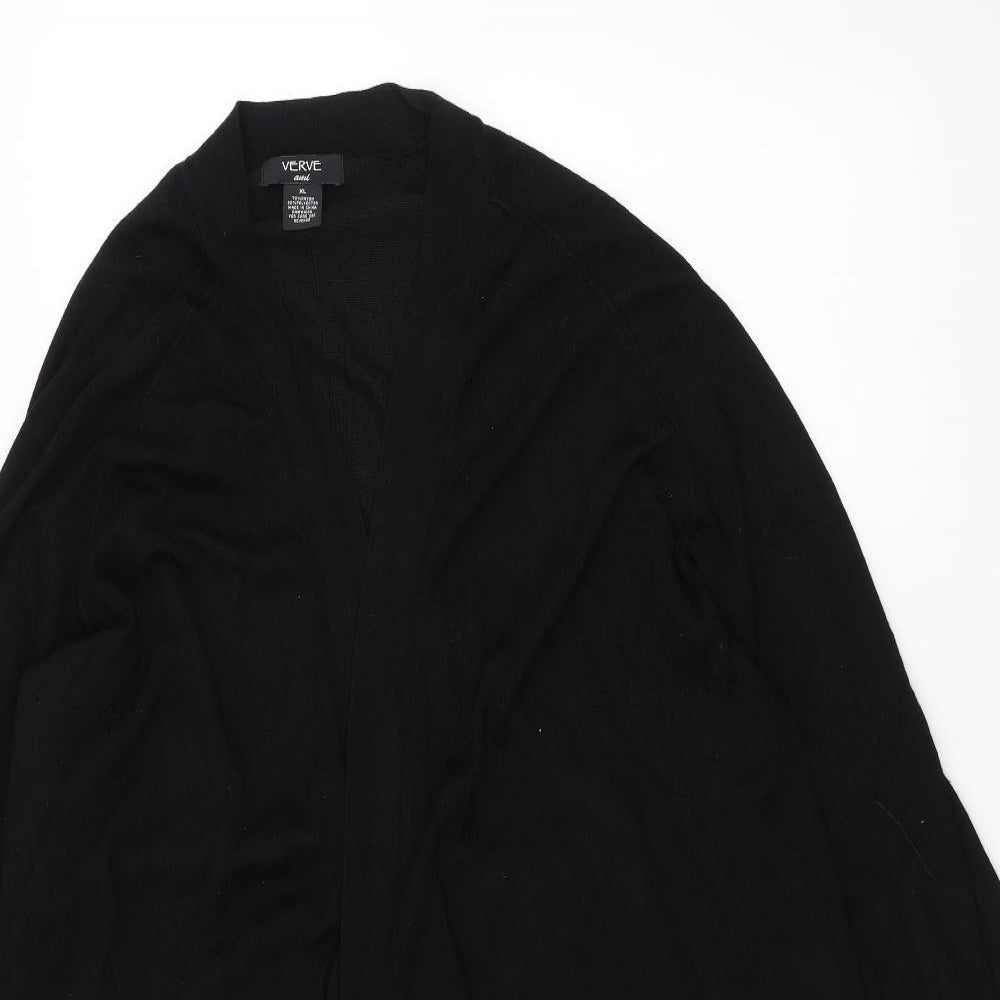 Verve Ami Womens Black   Jacket Coatigan Size XL