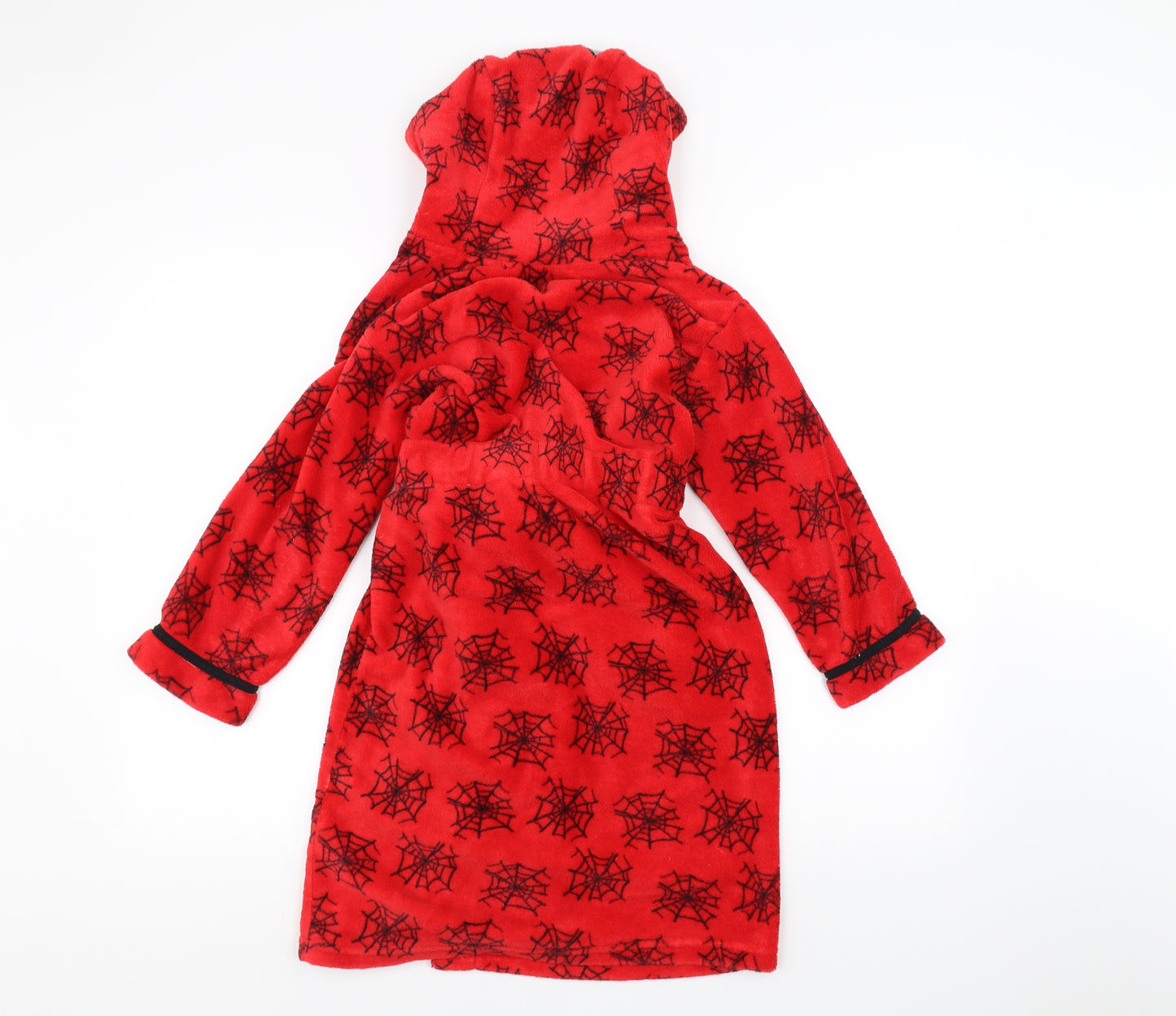 Spiderman Boys Red Solid   Robe Size 7-8 Years  - SpiderMan