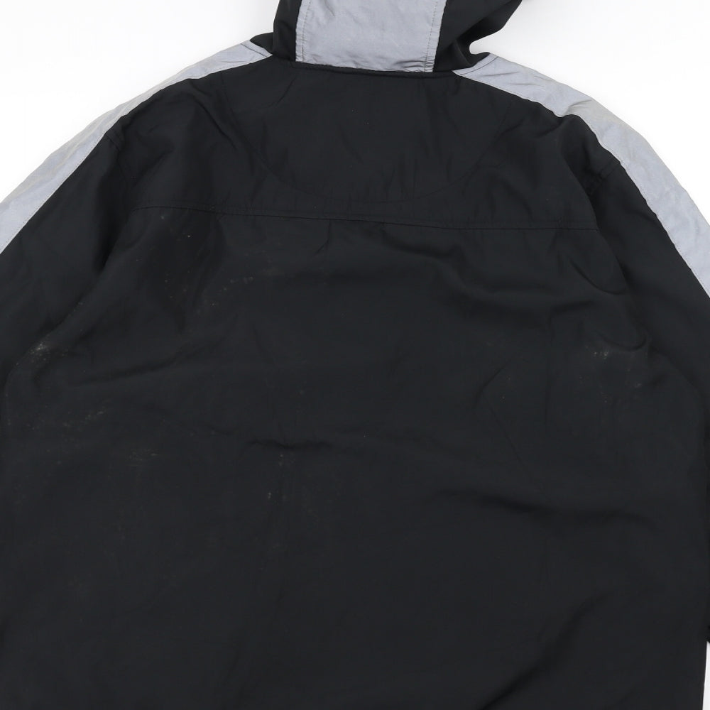 McKenzie Boys Black   Windbreaker Coat Size 14-15 Years