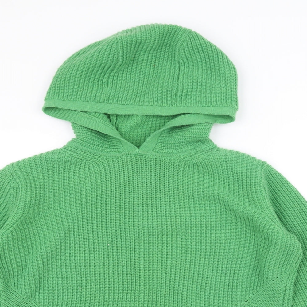 Marks and Spencer Womens Green  Knit Pullover Hoodie Size S