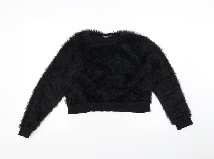 Select Girls Black   Pullover Jumper Size 14 Years