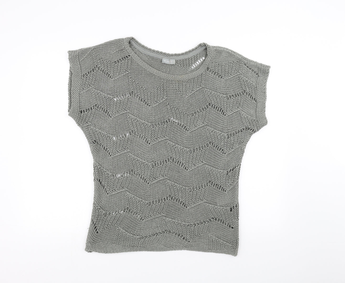 Per Una Womens Green  Knit Pullover Jumper Size M