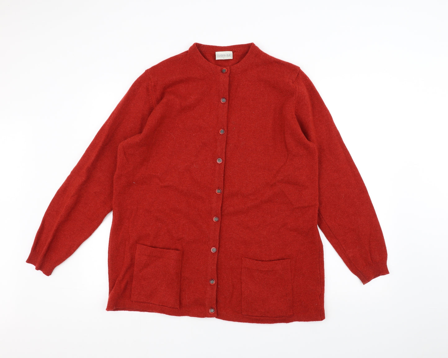 cotswold Womens Orange   Cardigan Jumper Size L