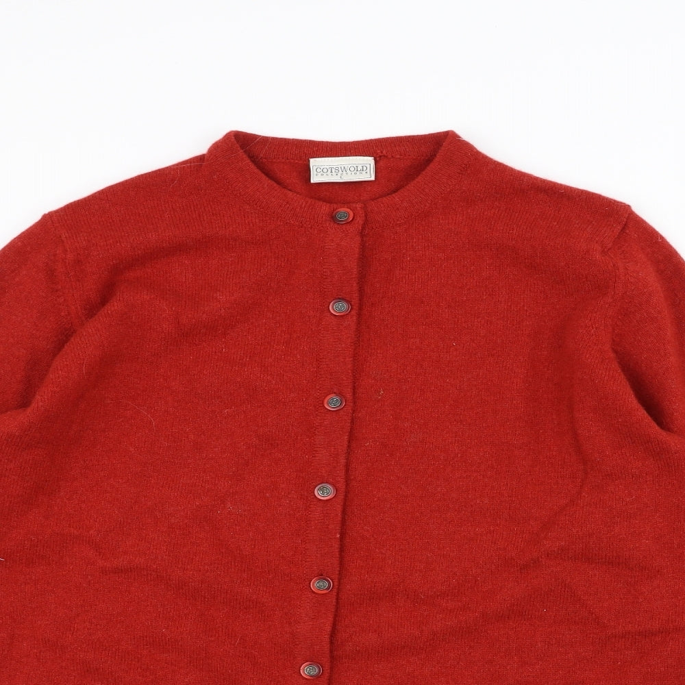 cotswold Womens Orange   Cardigan Jumper Size L