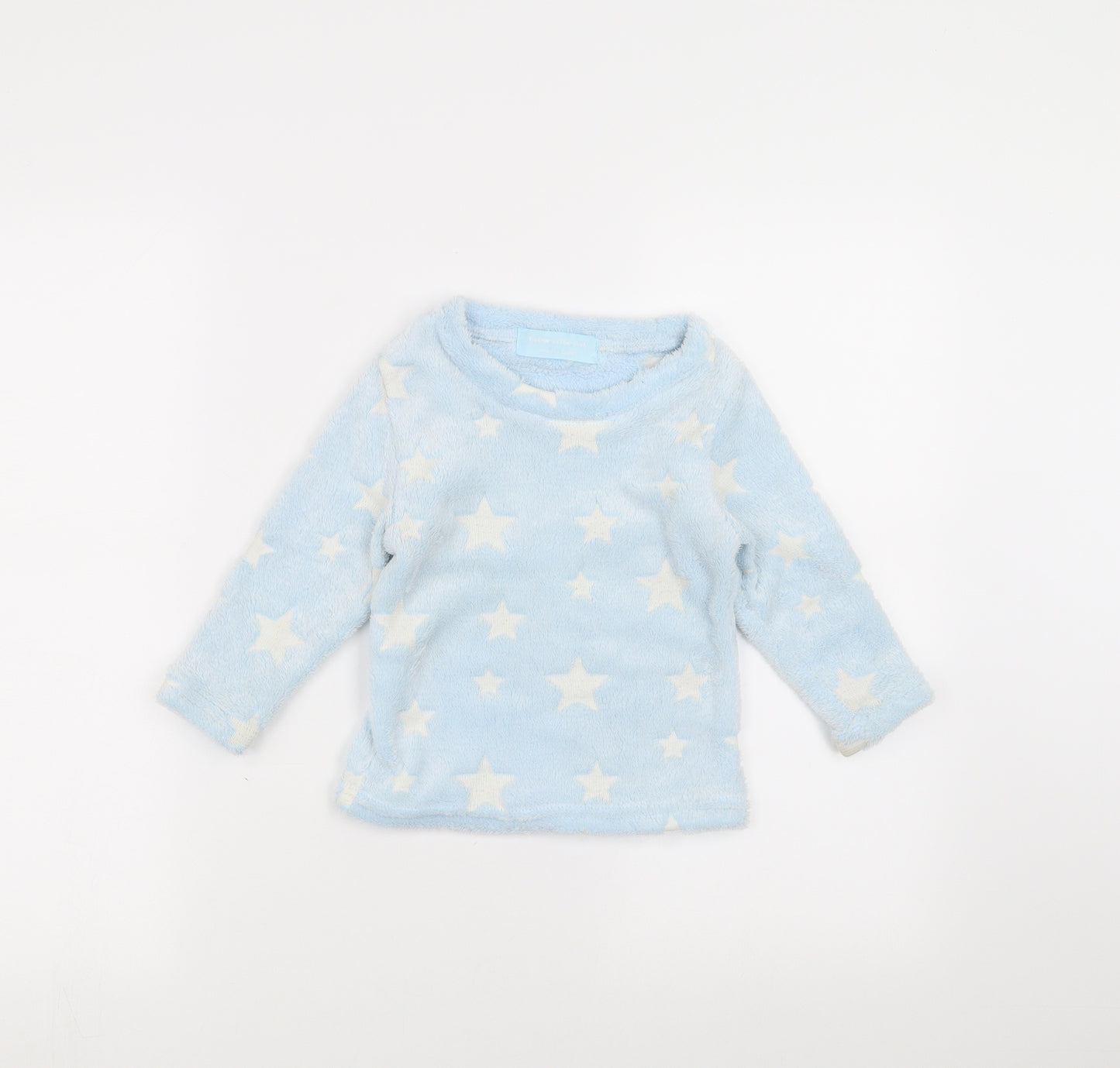Glow in the dark Girls Blue   Pullover Jumper Size 2-3 Years  - glow in the dark