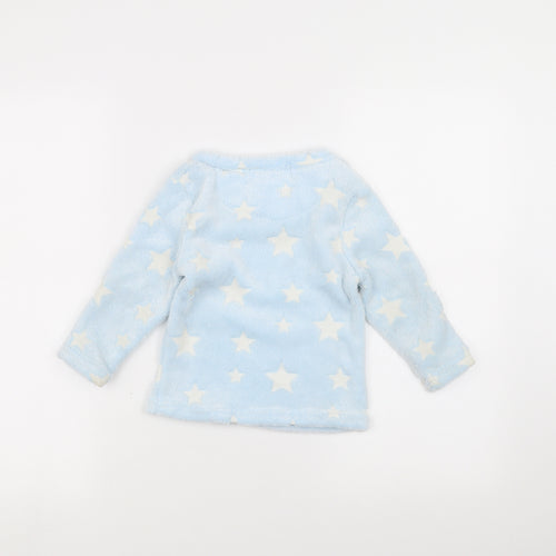 Glow in the dark Girls Blue   Pullover Jumper Size 2-3 Years  - glow in the dark