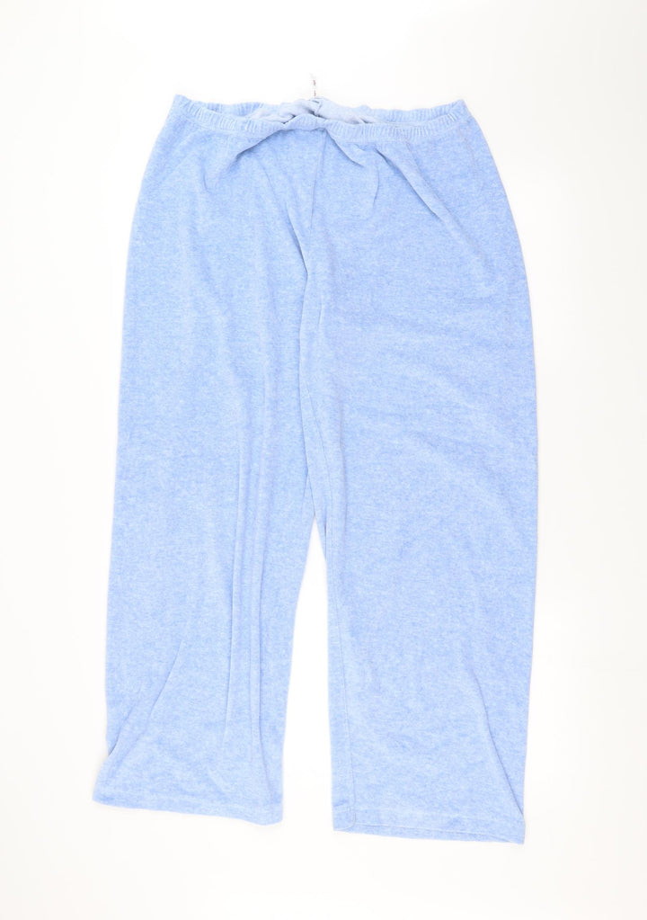 Per Una Womens Blue Trousers Size L L26 in