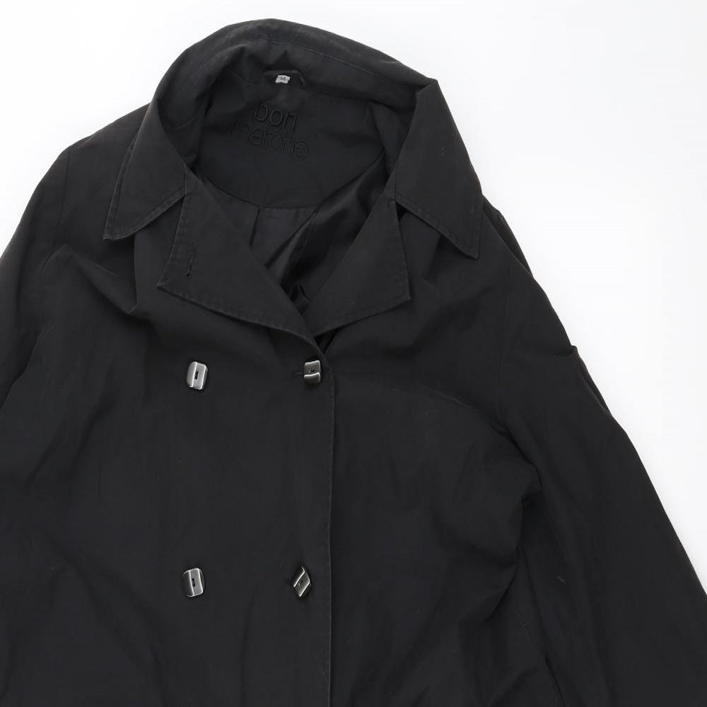 Bonmarché Womens Black   Jacket Coat Size 14