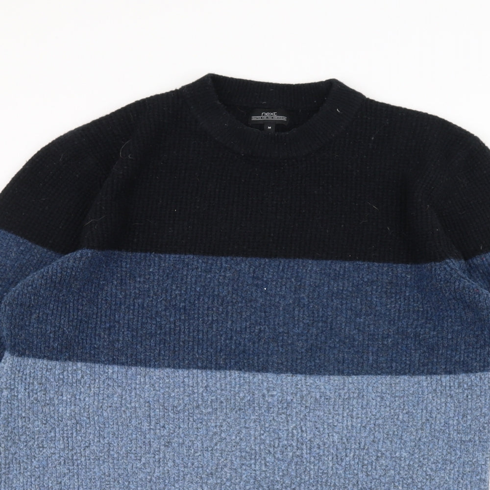 NEXT Mens Blue  Knit Pullover Jumper Size M