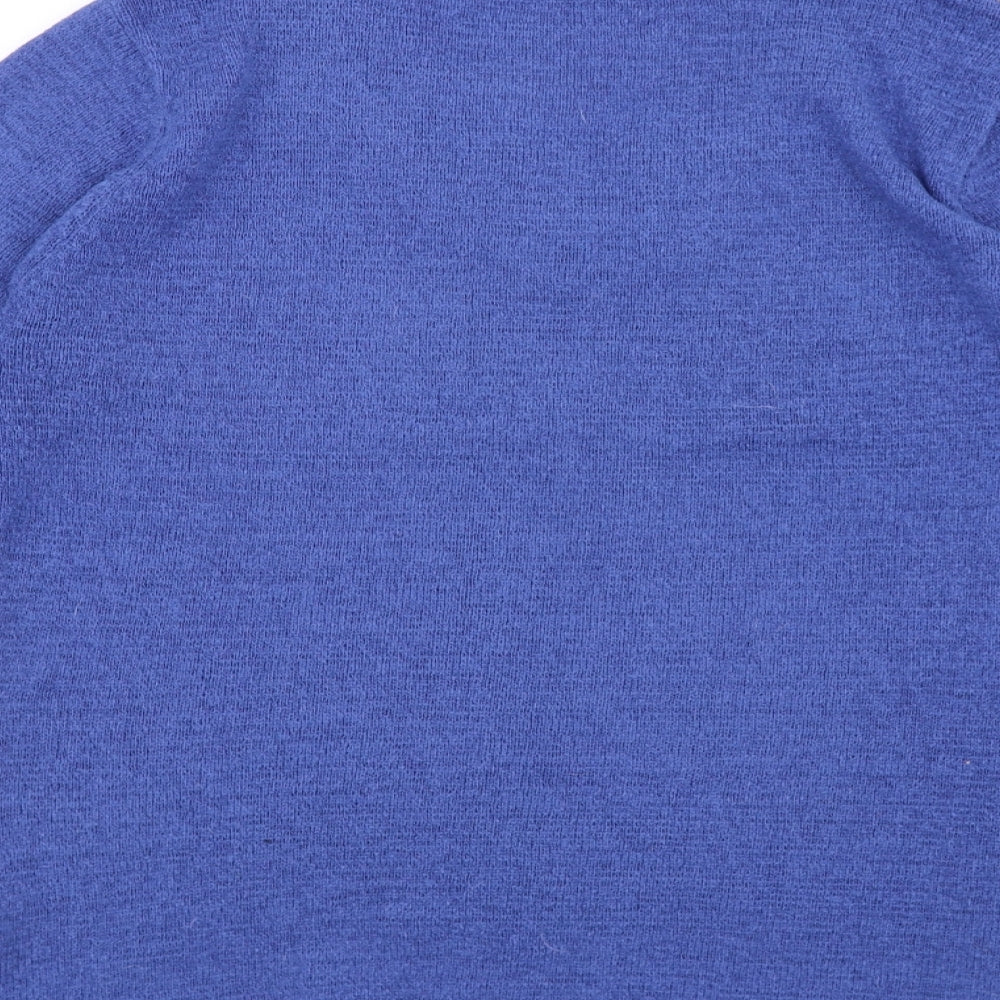BM Womens Blue  Knit Pullover Jumper Size S