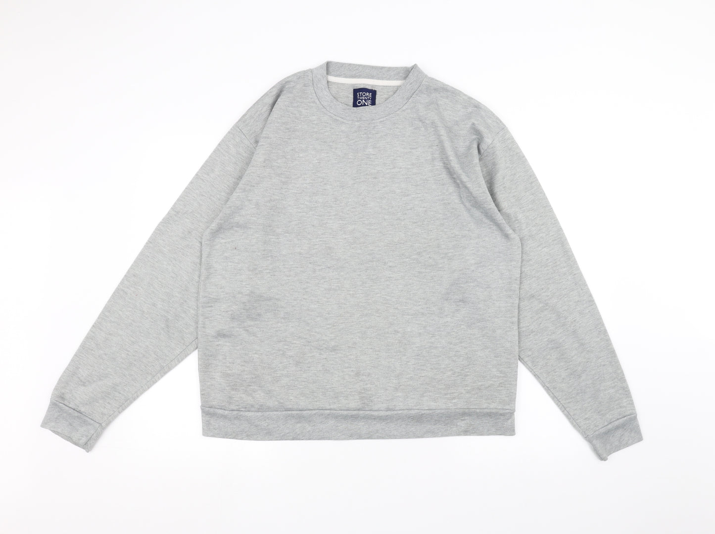 StoreTwentyONE Womens Grey   Pullover Jumper Size L