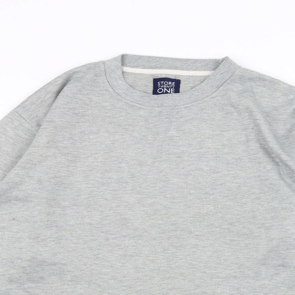 StoreTwentyONE Womens Grey   Pullover Jumper Size L