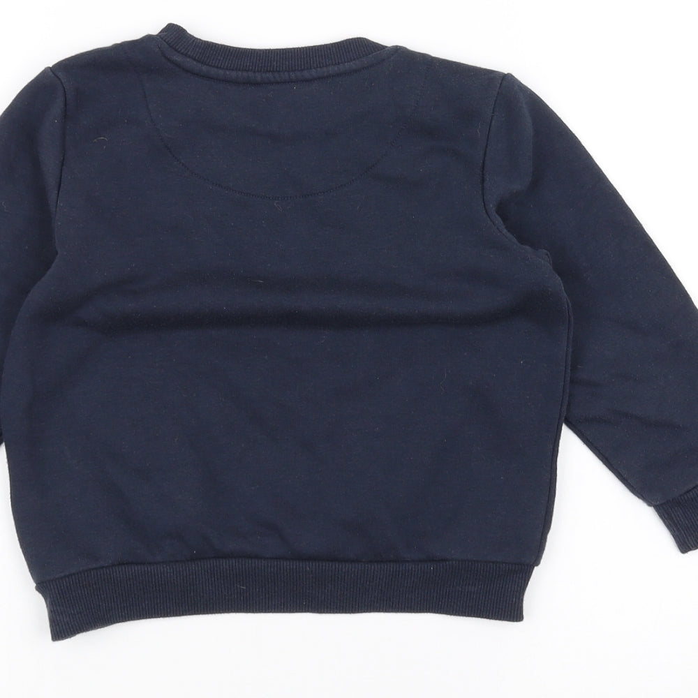 F&F Boys Blue   Pullover Jumper Size 4-5 Years