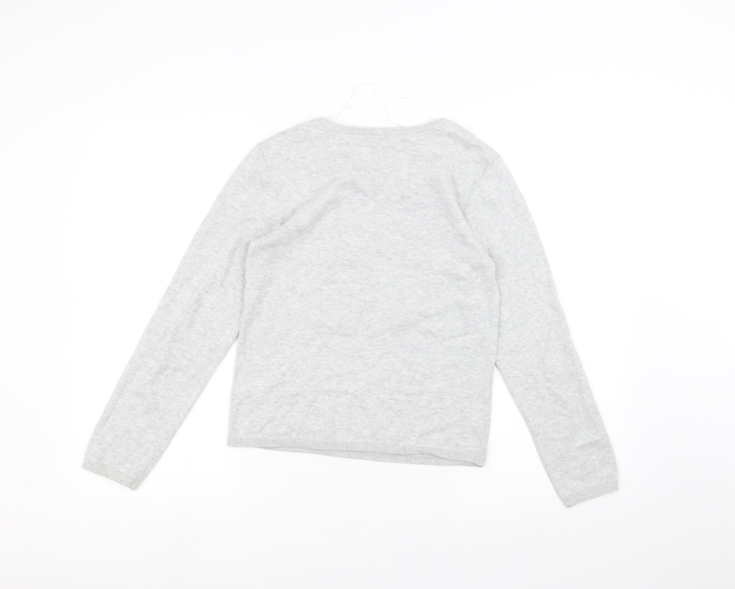 H&M Girls White   Pullover Jumper Size 11-12 Years