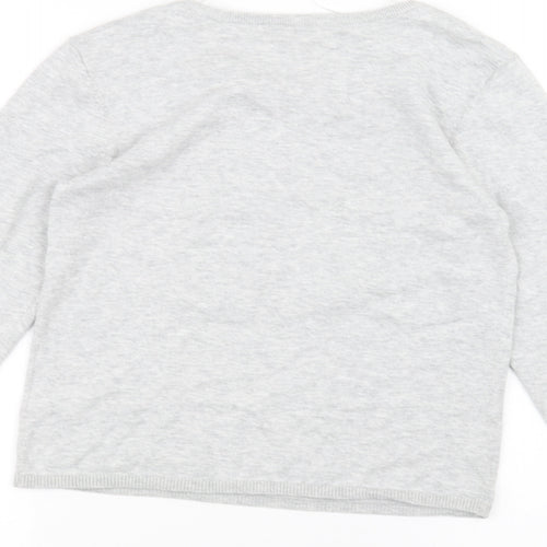 H&M Girls White   Pullover Jumper Size 11-12 Years