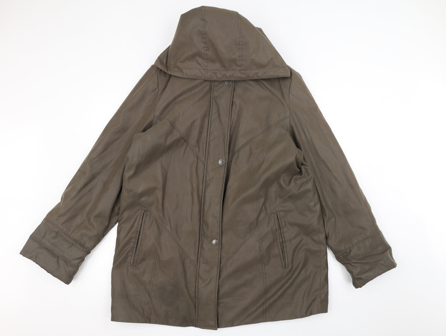 Frandsen Mens Brown   Parka Coat Size XL