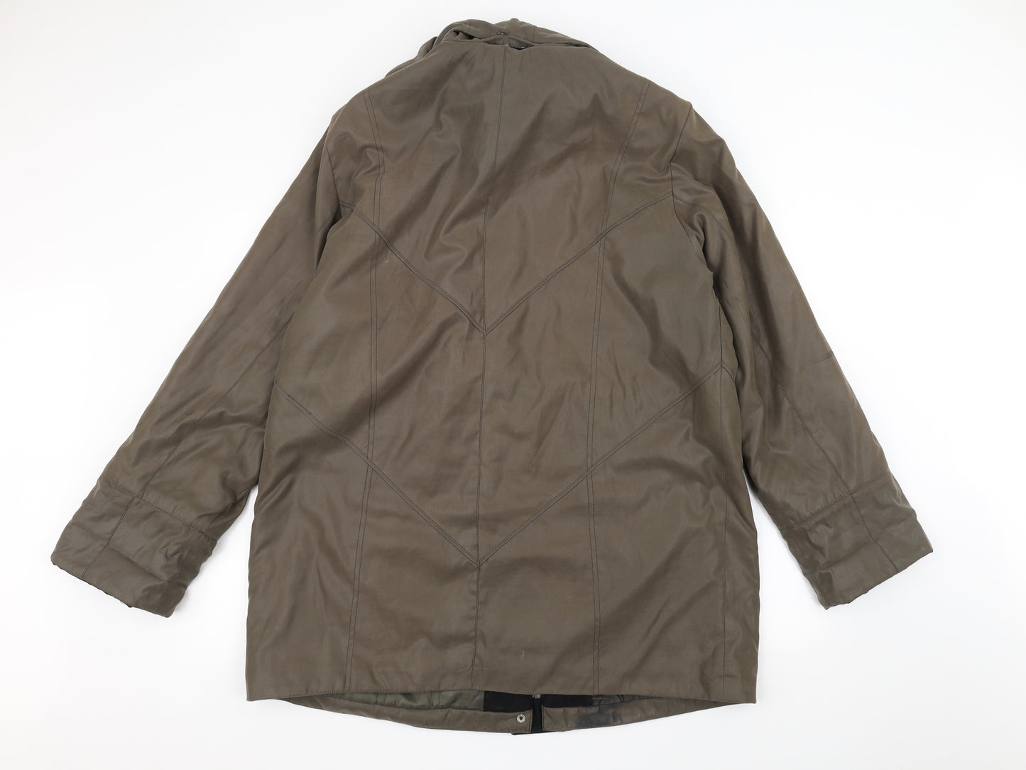 Frandsen Mens Brown   Parka Coat Size XL