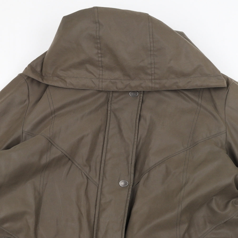 Frandsen Mens Brown   Parka Coat Size XL