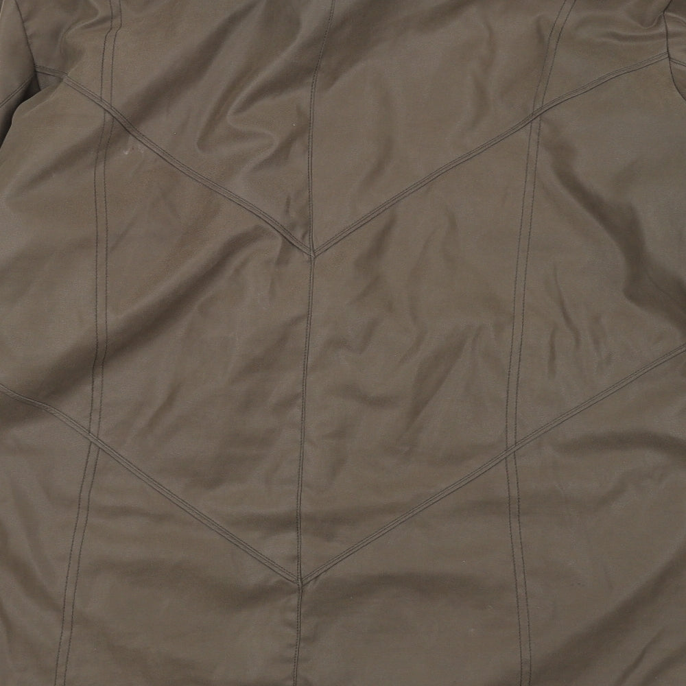 Frandsen Mens Brown   Parka Coat Size XL