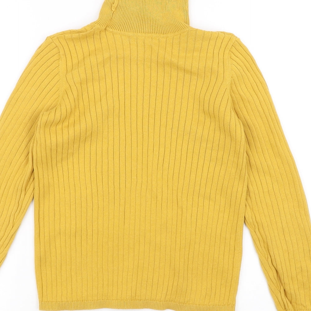 George Girls Yellow   Basic T-Shirt Size 12-13 Years