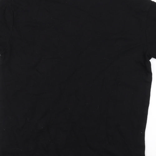 George Mens Black    T-Shirt Size L