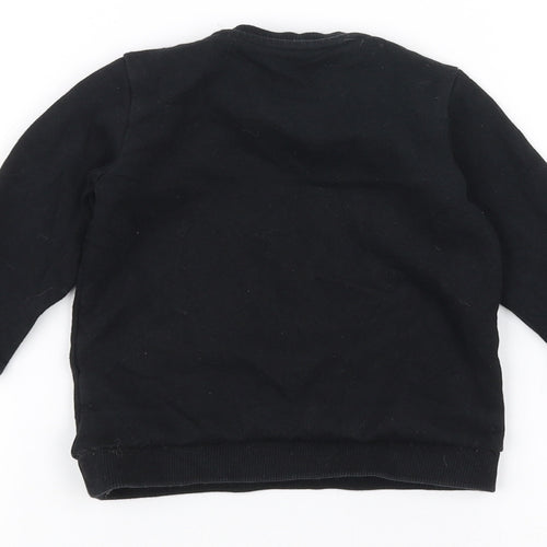 George Baby Black   Pullover Jumper Size 9-12 Months