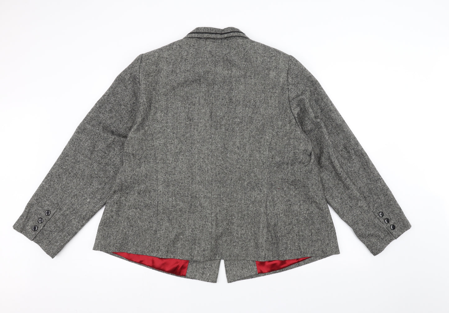 Fabrici Womens Grey   Jacket  Size 22