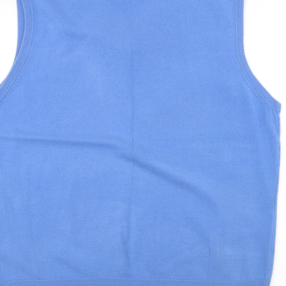 Marks and Spencer Mens Blue   Pullover Jumper Size XL