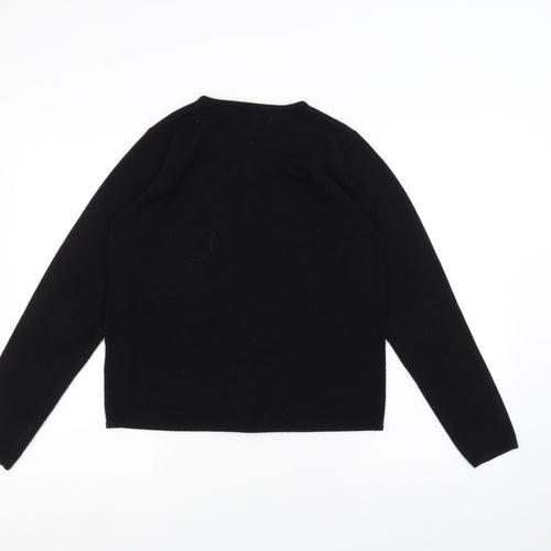 EWM Womens Black   Cardigan Jumper Size S
