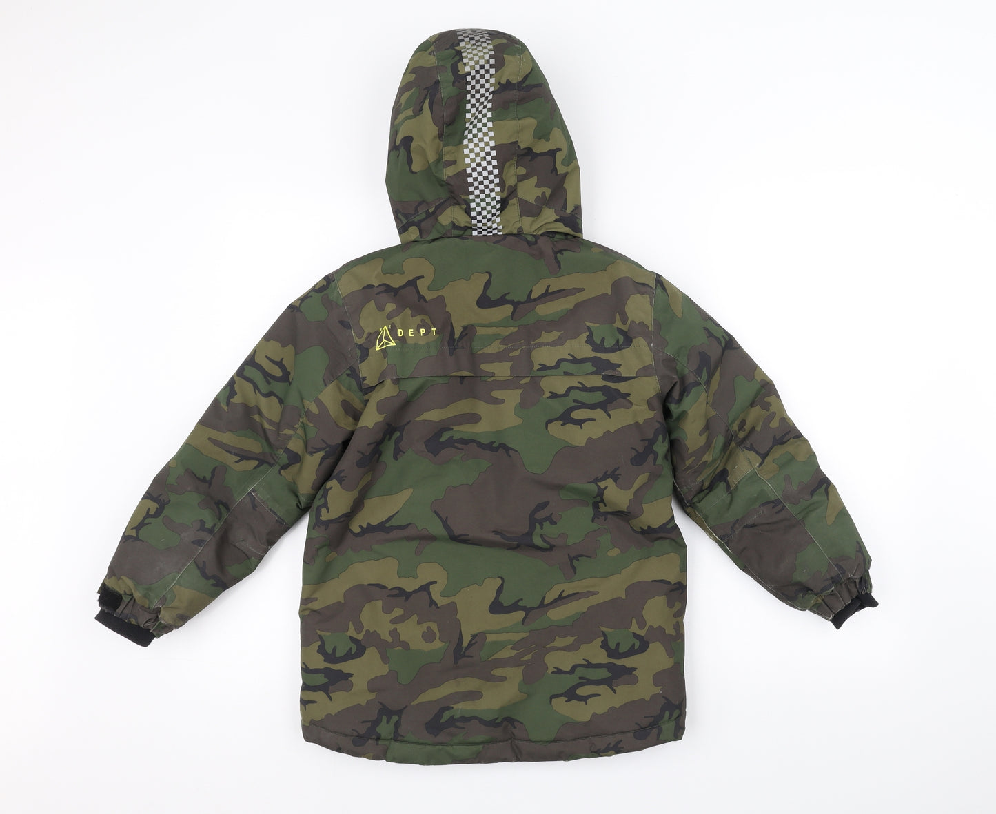 NEXT Boys Green Camouflage  Parka Coat Size 8 Years