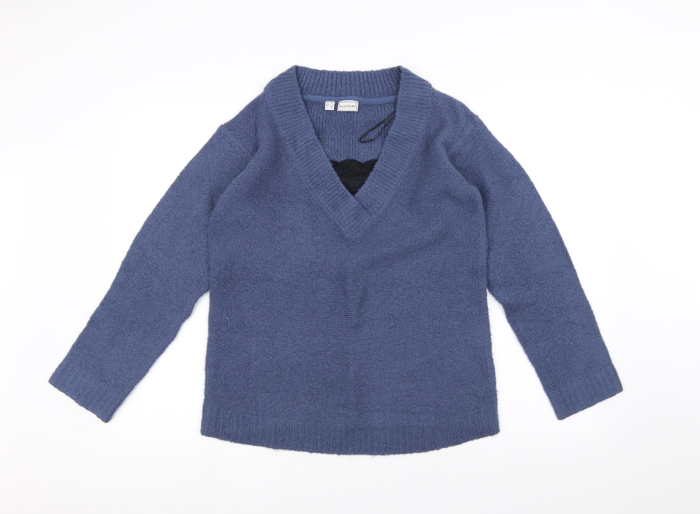 Body Flirt Womens Blue   Pullover Jumper Size XS