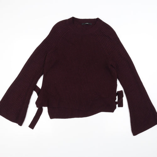 George Womens Purple  Knit Pullover Jumper Size 10