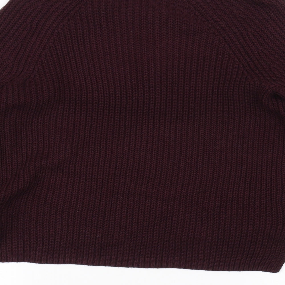 George Womens Purple  Knit Pullover Jumper Size 10